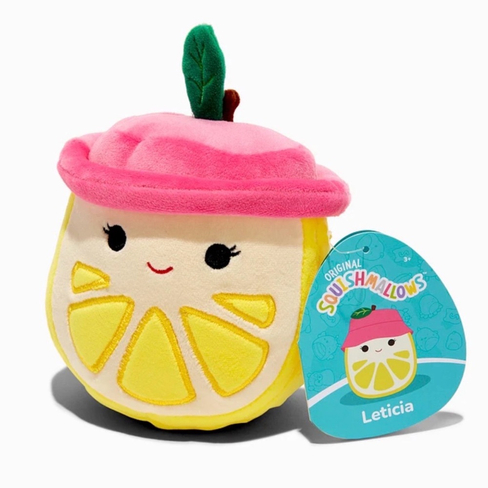 Squishmallow Leticia Lemon 5” Plush Toy NWT